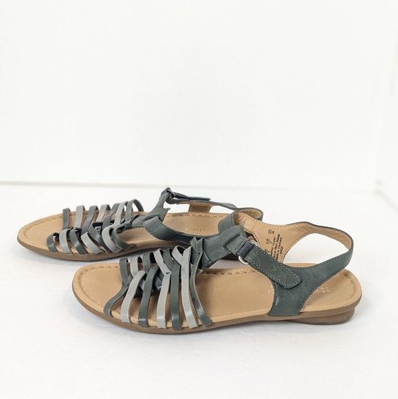 Naturalizer two tone leather sandals - Picture 16 of 16